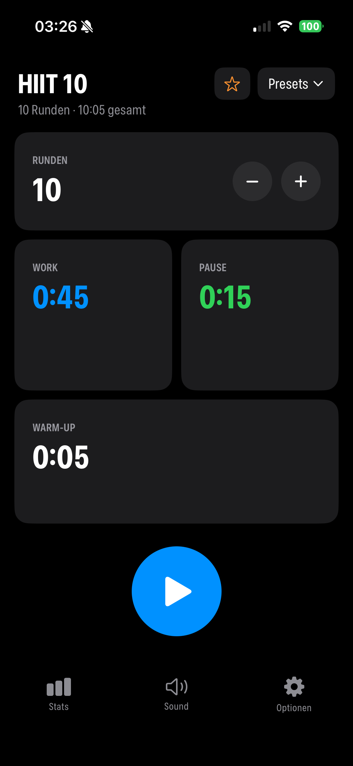 intavio setup screen